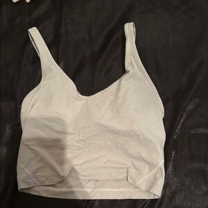 Lululemon White align tank size 0